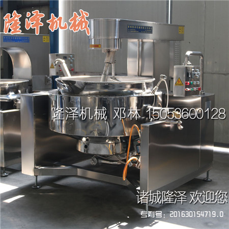 必胜博官网牌φ1000型燃气炒锅一锅能生产多少斤辣椒酱?